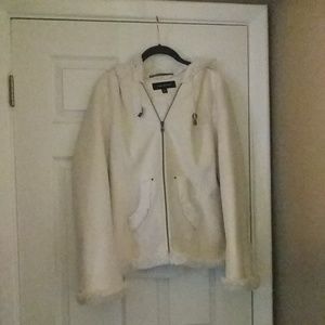 Gently used faux shearling jacket
